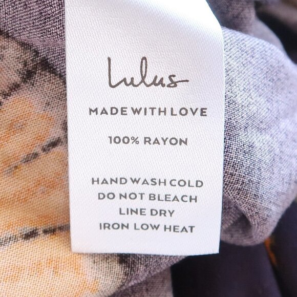 Lulus Adventuresome Dark Purple & Orange Tie-Dye Long Sleeve Romper Size XS - Picture 8 of 14